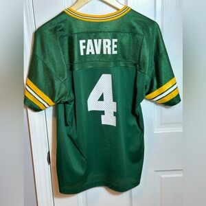 NFL Champion Brett Favre Green Bay Packers Jersey Youth XL 18-20